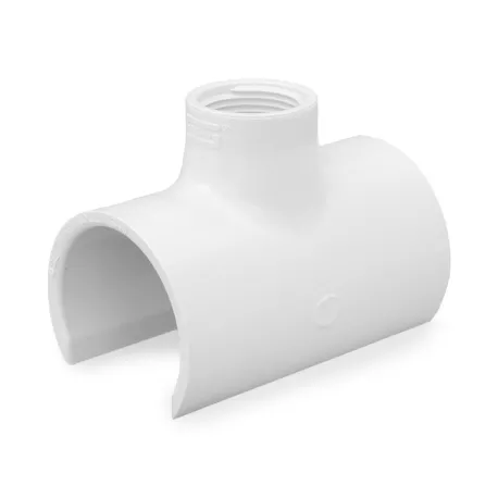 1-1/2″ PVC Pipe x 3/4″ FIP Threaded, Snap-On Saddle Tee, Sch 40