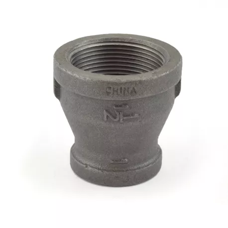 1-1/2″ x 1″ Black Coupling (Imported)