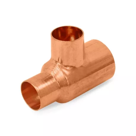 1-1/2″ x 1″ x 1″ Copper Tee