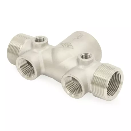 1-1/4″ FPT x 1-7/8″ Solid 304 Stainless Steel Well Tank Tee, Extension Type