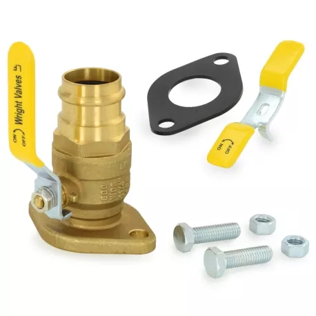 1-1/4″ Press Isolator Flange Valve w/ Pump Gasket & T-Handle