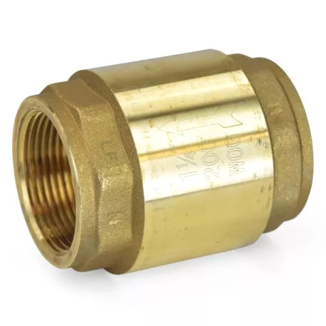 1-1/4″ Threaded Spring Check Valve, Lead-Free