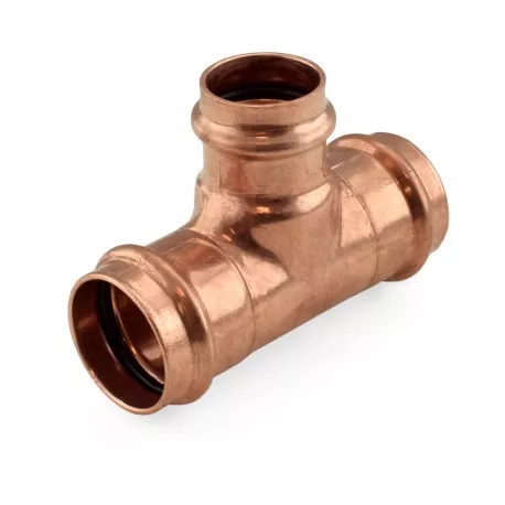 1-1/4″ x 1-1/4″ x 1″ Press Copper Tee, Made in the USA