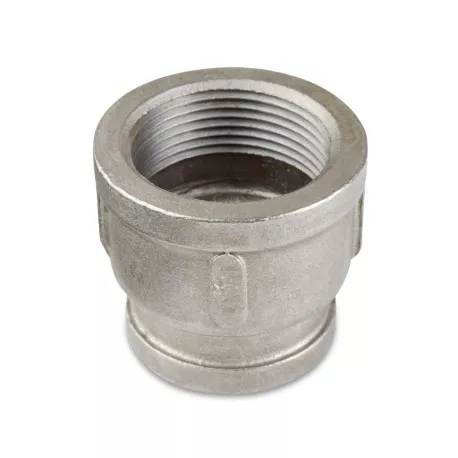 1-1/4″ x 1″ 304 Stainless Steel Reducing Coupling, FNPT threaded