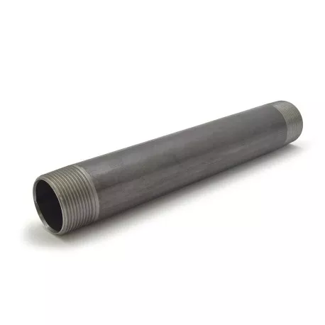 1-1/4″ x 10″ Black Pipe Nipple