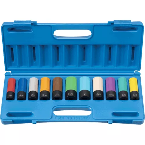 1/2 Dr. 11 Pc. E.T.W. Wheel/Nut Protector Set