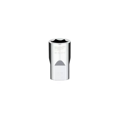1/2 Dr. Metric 6-Point Standard Socket with FOUR FLAT TM Sides, 15mm