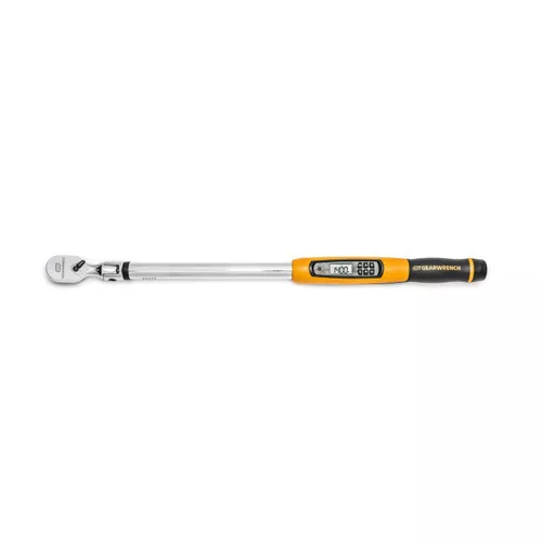 “1/2” Flex Head Electronic Torque Wrench with Angle 25-250 ft/lbs.