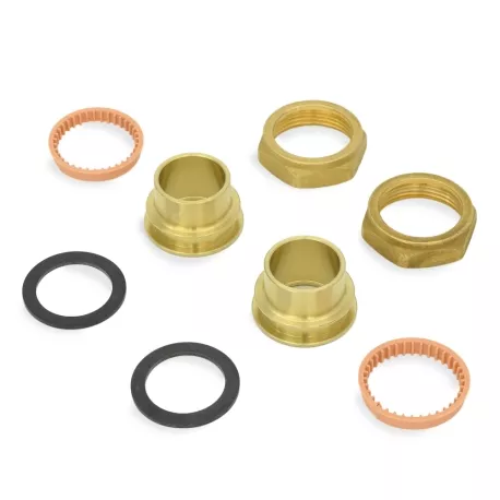 1" Sweat Brass Pump Unions Set, G150