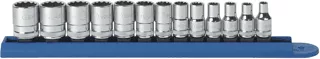 13 Pc. 1/4 Dr. 12 Pt. Standard Metric Socket Set