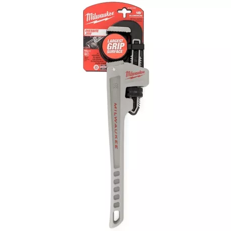 18″ Aluminum Pipe Wrench, 2-1/2″ Jaw Capacity