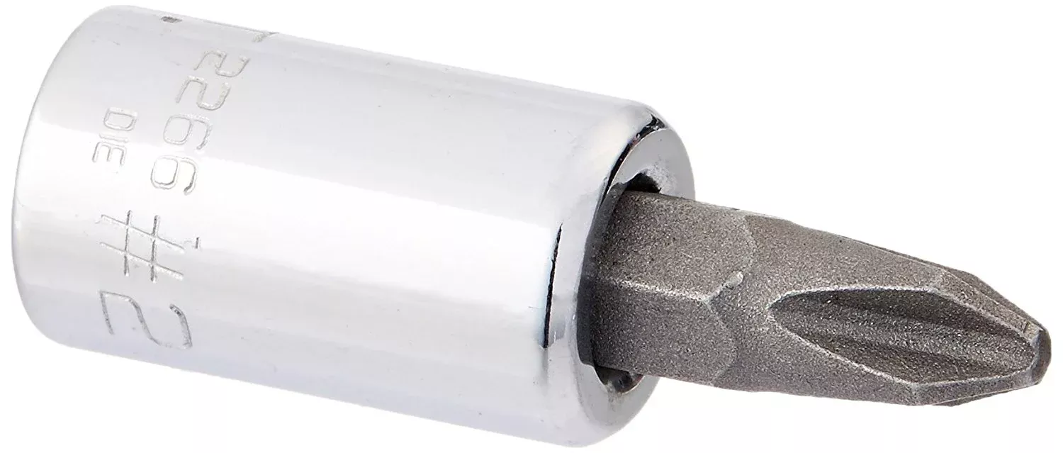 #2 – 1/4″ Dr. Phillips Screwdriver Bit & Socket (2266WR)