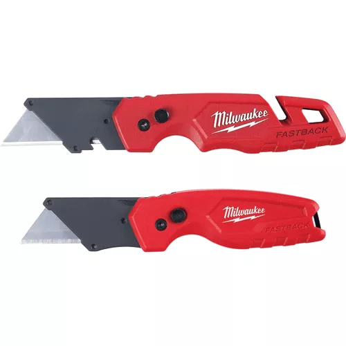 2 Pack FASTBACK TM Folding Utility Knife Set
