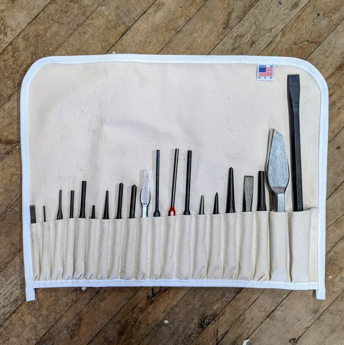 20 Piece USA Punch and Chisel Set (20-PC-SET)