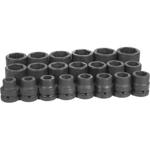 21 Pc. 1" Dr. Standard SAE Socket Set