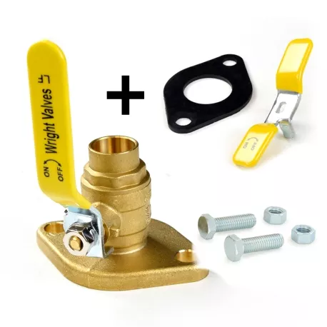 3/4″ SWT Isolator Flange Valve w/ Pump Gasket & T-Handle
