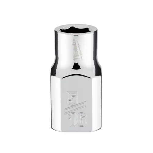 3/8 Dr. SAE 6 Point Standard Socket with FOUR FLAT TM Sides, 5/16″