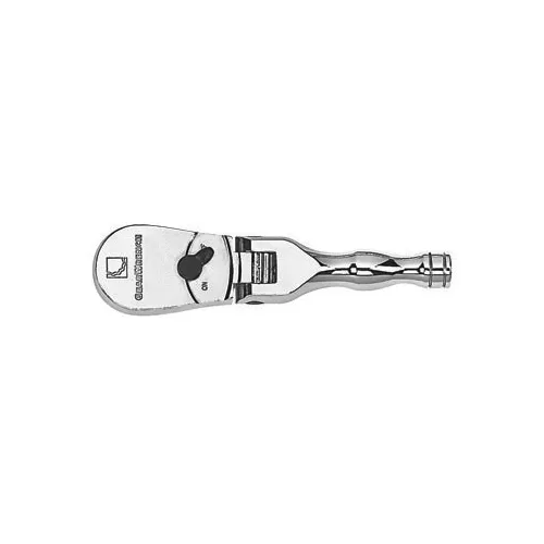 3/8 Drive 120XP TM Full Polish Stubby Flex Teardrop Ratchet