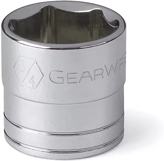 3/8 Drive 6 Pt. Standard SAE Socket 3/4