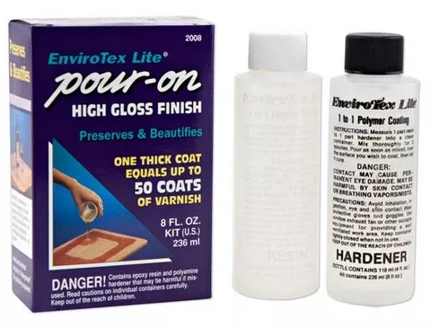 32oz - ENVIROTEX LITE POUR-ON HIGH GLOSS FINISH KIT