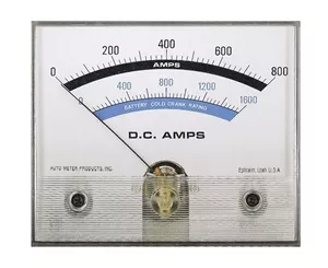 3854-20XX-11 Auto Meter Ammeter 0-800 Amp Range