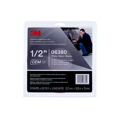 3M™ Automotive Attachment Tape - White - 7/8 inch