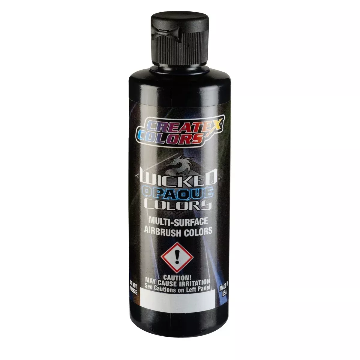 4oz. Wicked Airbrush Color - W098 Opaque Flat Black