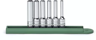 6 Pc. 1/4 Drive Deep External Socket Set