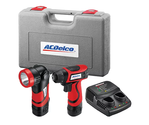 ACDelco ARD847L - 8V 2-in-1 Cordless Driver/Light Combo Kit