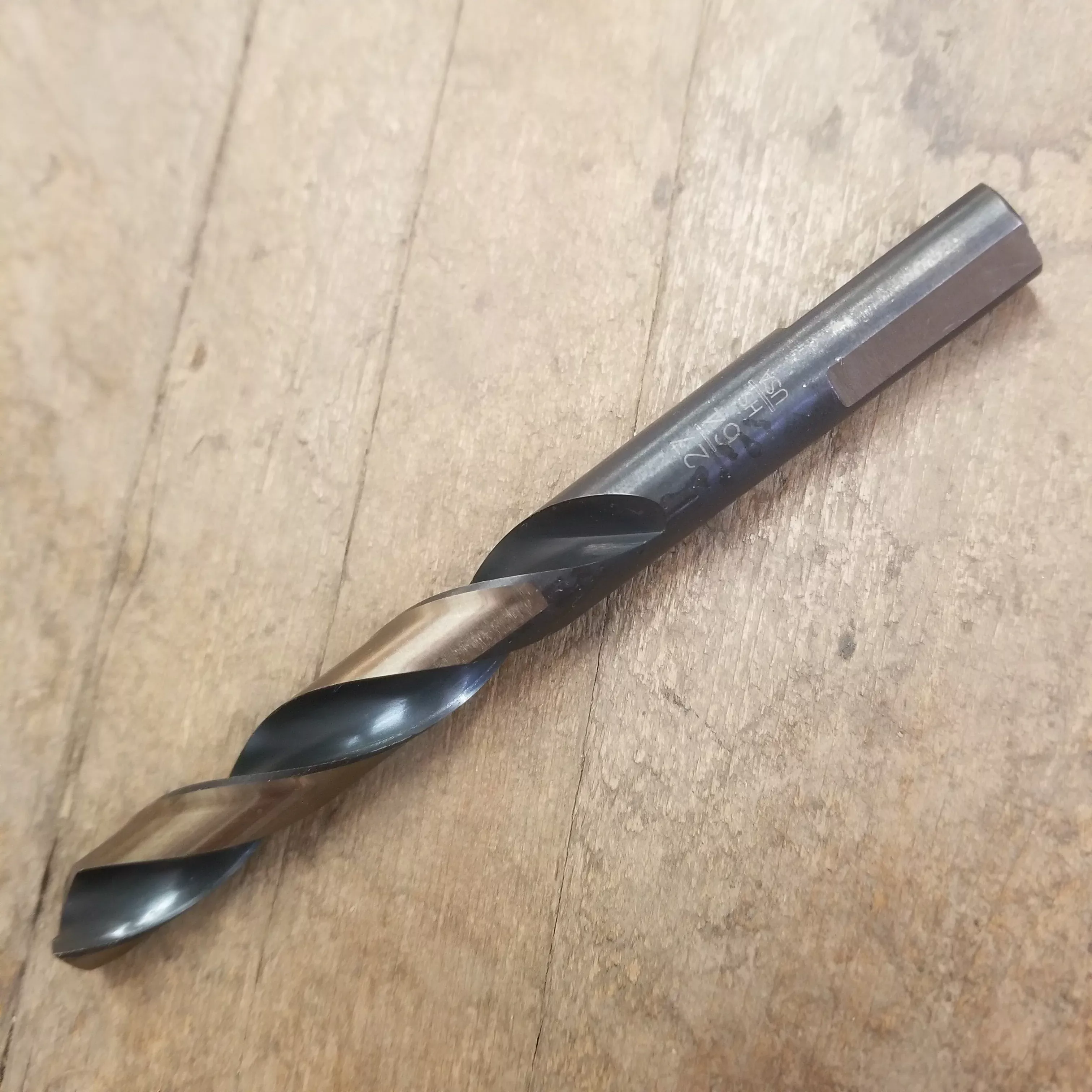 Alfa Tools/Blitz Bits 27/64" Black and Gold Mechanics Length Drill Bit (74224)