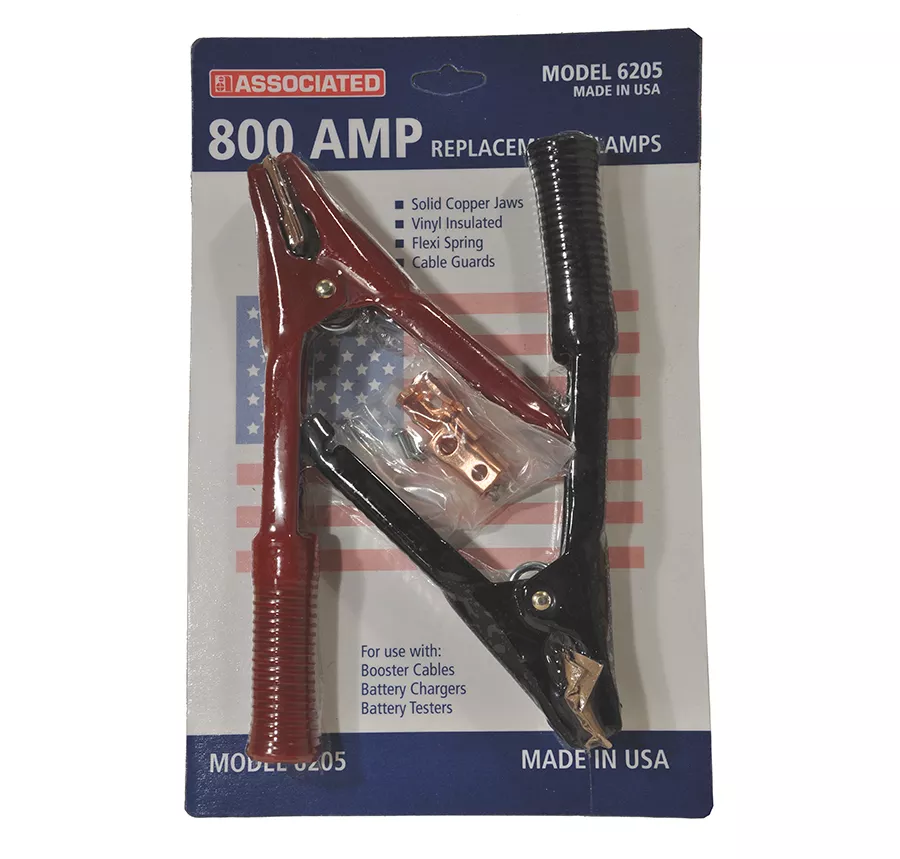 Associated 6205 - 800 Amp Replacement Clamps for Booster Cables