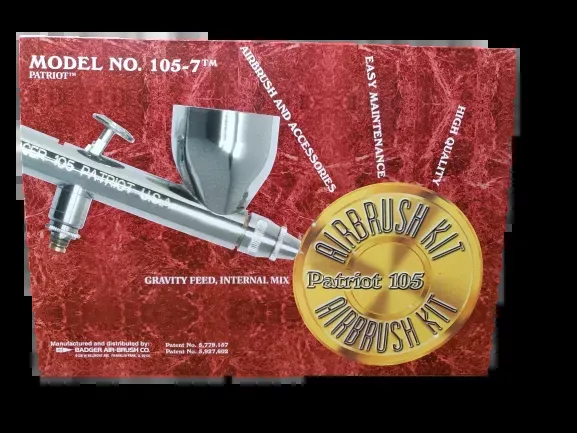Badger PATRIOT 105-7 Airbrush Set with Hose