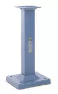Baldor Cast Iron Pedestal, 32-7/8" High for 7, 8, 10" Grinder/Buffer, Gray - GA16