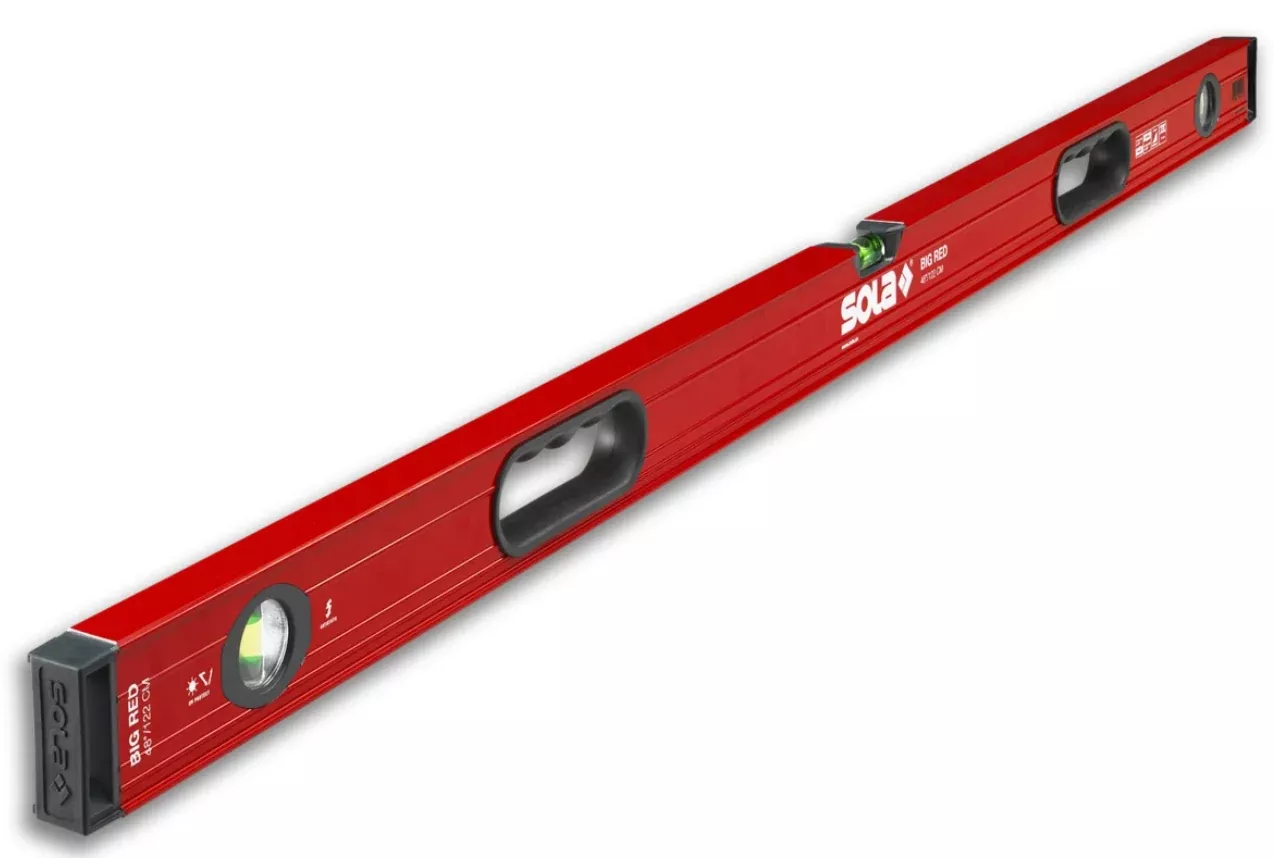 BIG Red SOLA Box-Beam 3 Focus-60 Vials 24″ Level (LSB24A)