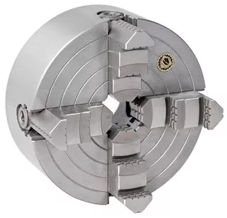 Bison 4-Jaw Independent Lathe Chuck, 8" Size, D1-3 Spindle - 7-853-0833