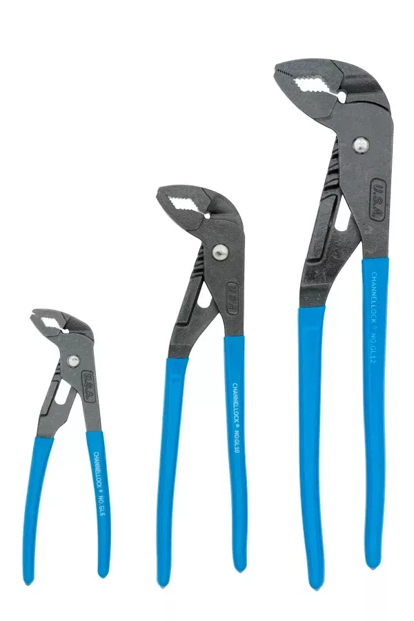 CHANNELLOCK GLS-3 3-Piece GripLock Pliers Set