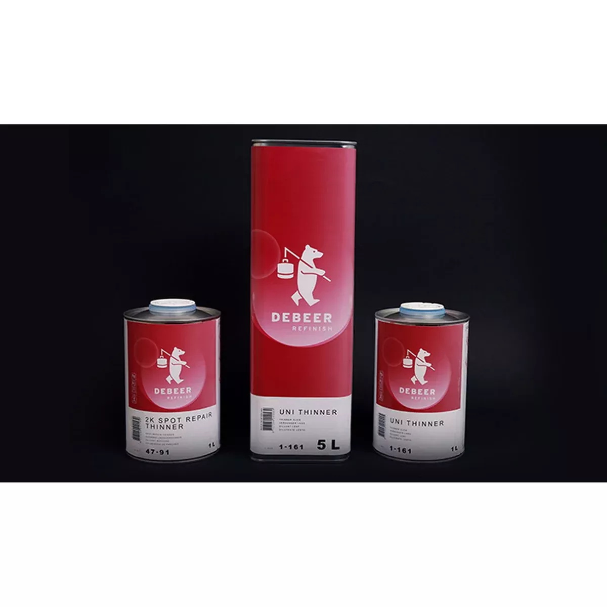 DeBeer Refinish 80121-G01 HS Production Clear Coat 1 gal High Gloss Liquid