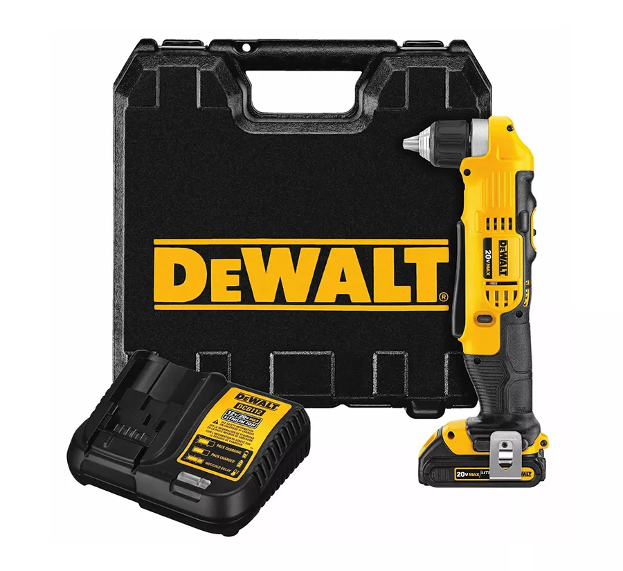 DeWalt DCD740C1 - 20V MAX 3/8" Right Angle Cordless Drill/Driver Kit (1.5 Ah)