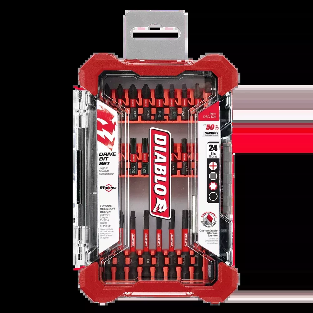 Diablo Tools DSC-S24 24 pc Screwdriving Set
