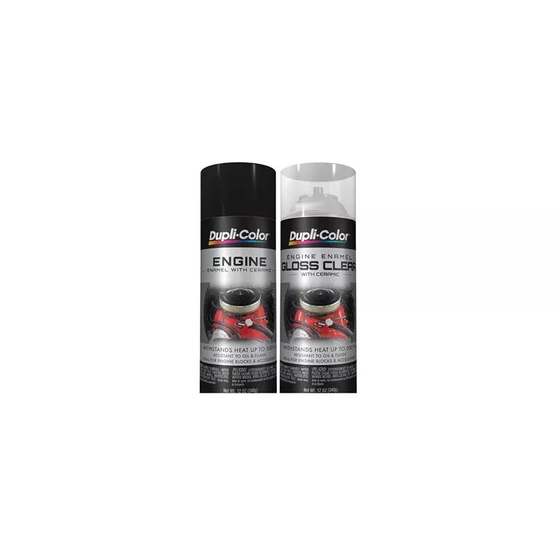 Dupli-Color DE1636 Engine Enamel with Ceramic Resin Gloss Clear 12 oz Aerosol
