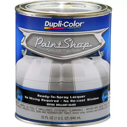 Dupli-Color Paint Shop Finishing System Brilliant Silver Paint – BSP202