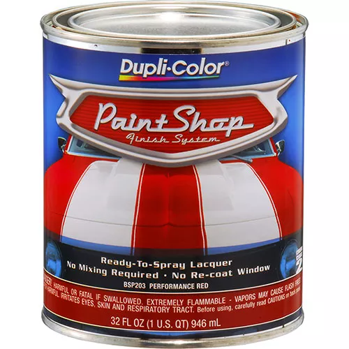 Dupli-Color Paint Shop Finishing System Performance Red Paint – BSP203
