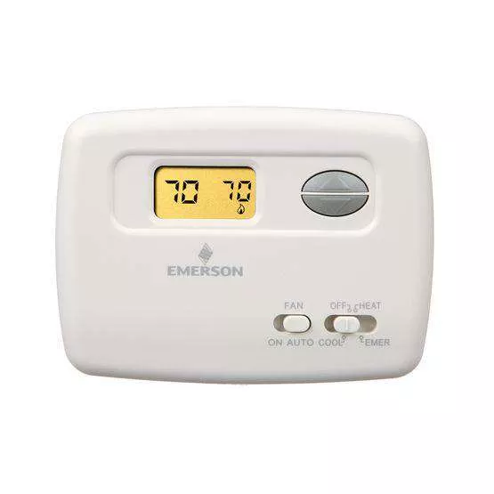 Emerson White-Rodgers 1F79-111 70 Series Non-Programmable Thermostat, 2 Heat - 1 Cool