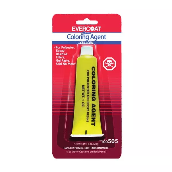 Evercoat 505 Yellow Color Agent 1 oz Tube for polyester and epoxy resin tinting