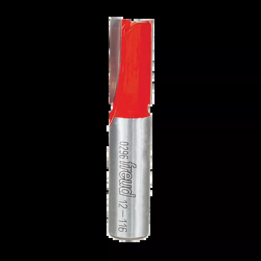 Freud 12-116 1/2" Double Flute Straight Bit (Carbide Height 1")