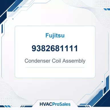 Fujitsu 9382681111 Condenser Coil Assembly