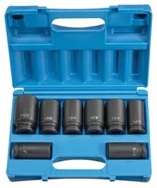 GY8034D 3/4" Drive 8 Piece Deep SAE Impact Socket Set