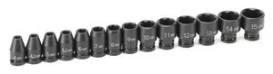 GY9714M 1/4" Surface Drive 14 Piece Standard Metric Set