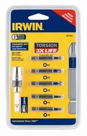 HA3057023 6 Piece Torsion Bit Set
