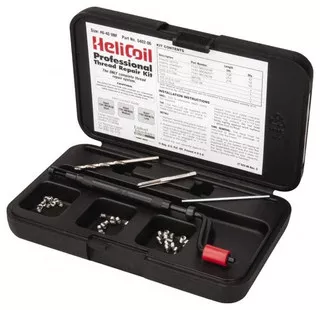 HeliCoil Screw Thread Insert Thread Repair Kit #5402-06, 6 - 40 UNF Threads, 0.207" Insert Length - 61-775-3